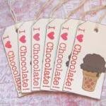 I Love Chocolate Ice Cream Tags (6)