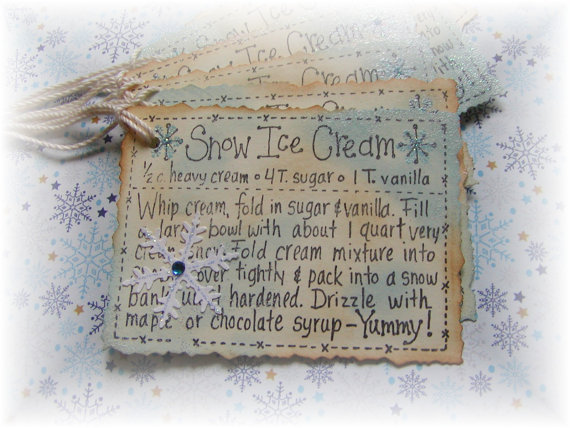 Snow Ice Cream Recipe Tags (4)