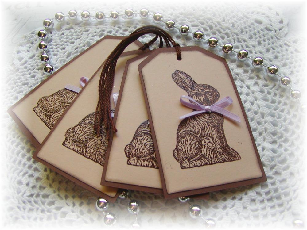 Chocolate Bunny Tags (4)